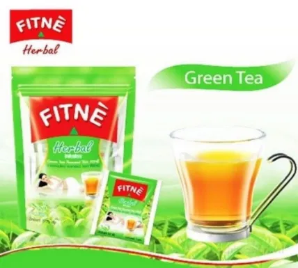 Trà giảm cân túi lọc Green Tea Flavored TRA FITNE Thái Lan ảnh 4