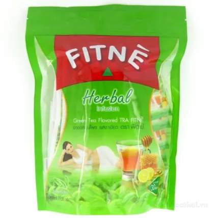 Trà giảm cân túi lọc Green Tea Flavored TRA FITNE Thái Lan ảnh 5