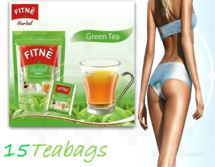 Trà giảm cân túi lọc Green Tea Flavored TRA FITNE Thái Lan ảnh 9