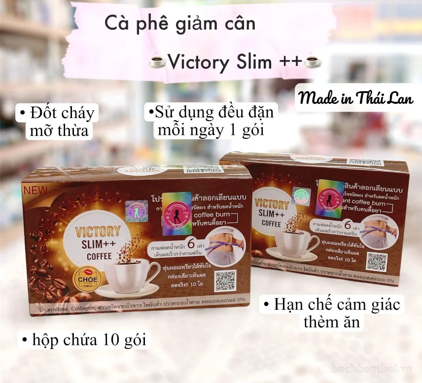 Cà phê sữa hòa tan PK Nature Victoria SLIM++ COFFEE  ảnh 2