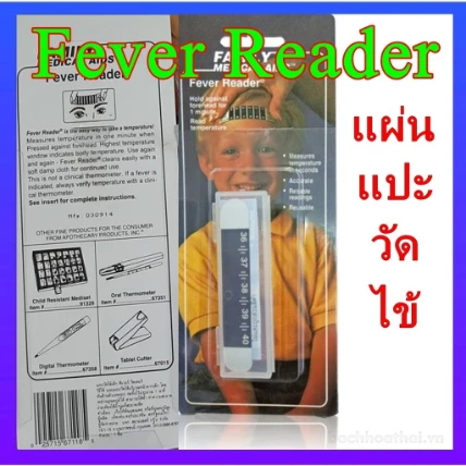 Nhiệt kế dán Fever Reader Thái Lan ảnh 6