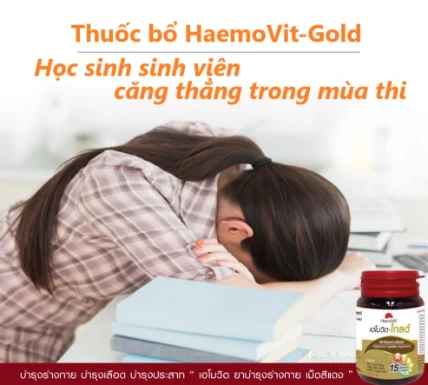 Viên uống bồi bổ cơ thể, thần kinh, bổ huyết Haemovit – Gold Thái Lan ảnh 6