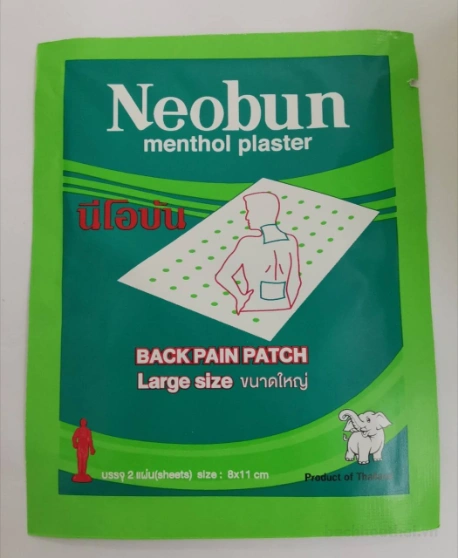 Cao dán giảm đau Neobun Mothod Plaster ảnh 9