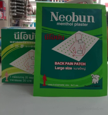 Cao dán giảm đau Neobun Mothod Plaster ảnh 11