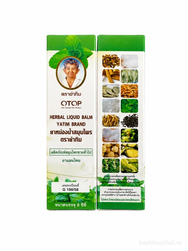 Dầu lăn sâm thảo dược Bà Già Yatim OTOP ảnh 14