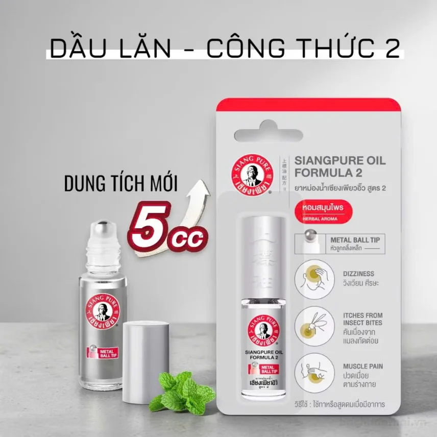 Dầu lăn ông già Siang Pure Ball Tip ảnh 2