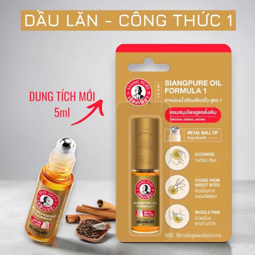 Dầu lăn ông già Siang Pure Ball Tip ảnh 3