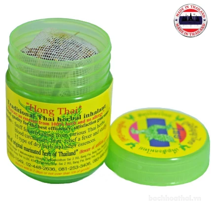 Dầu hít thảo dược Hongthai Brand Compound Herb Inhaler  ảnh 3