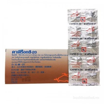 Thuốc trị đau xương khớp gout Capirox-20 Thái Lan ảnh 6