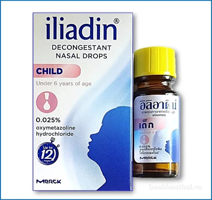 Thuốc nhỏ mũi Iliadin Child Decongestant Nasal Drops ThaiLan ảnh 5