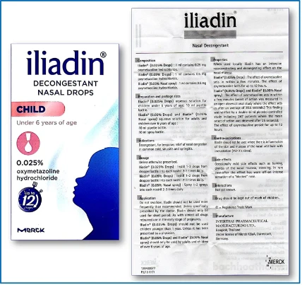 Thuốc nhỏ mũi Iliadin Child Decongestant Nasal Drops ThaiLan ảnh 7