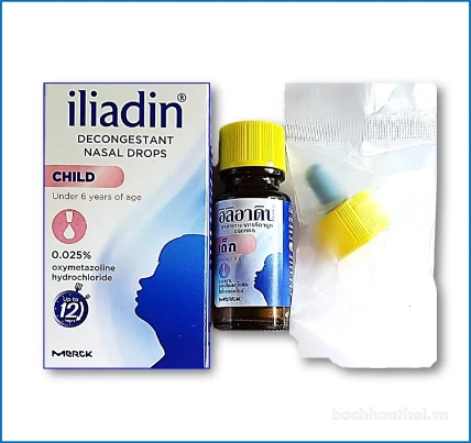 Thuốc nhỏ mũi Iliadin Child Decongestant Nasal Drops ThaiLan ảnh 10