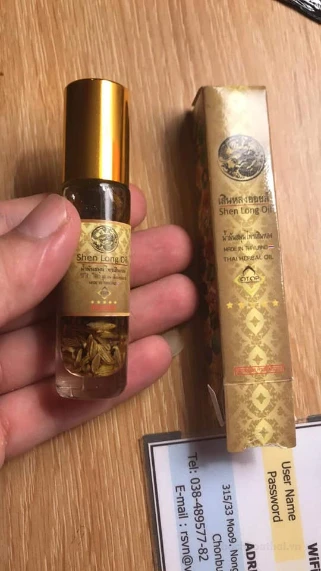 Dầu lăn 22 vị thảo dược hiệu con rồng SHEN LONG OIL Thái Lan ảnh 5