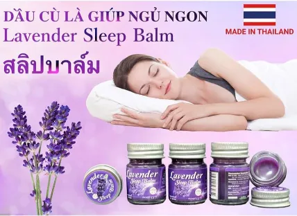Dầu cù là hỗ trợ giấc ngủ Lavender Sleep Balm Thái Lan ảnh 6