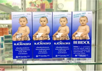 Bebidol Thái Lan dùng cho trẻ em bị khó tiêu đầy hơi chướng bụng ảnh 2