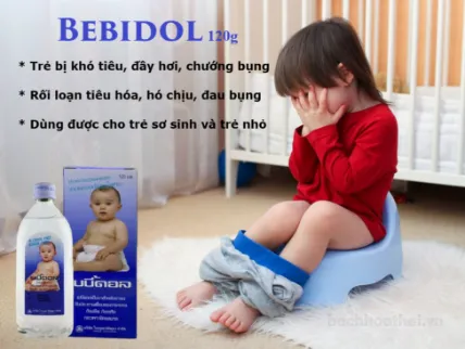 Bebidol Thái Lan dùng cho trẻ em bị khó tiêu đầy hơi chướng bụng ảnh 8
