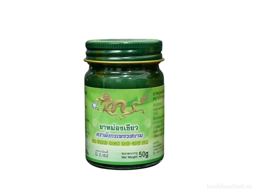 Dầu cù là rồng vàng 22 vị Siam Diamond Dragon Balm 50gr ảnh 15