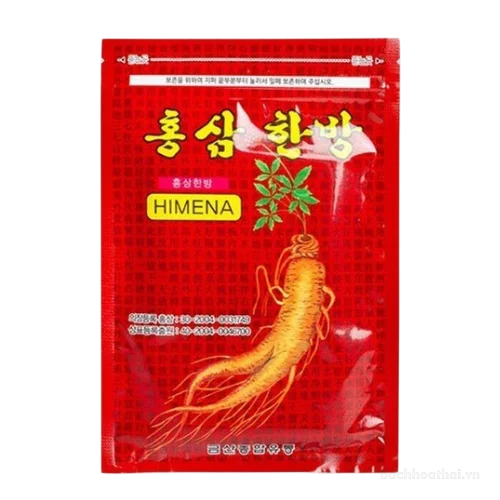Cao dán hồng sâm trị nhức mỏi HIMENA (gói 20 miếng) ảnh 15