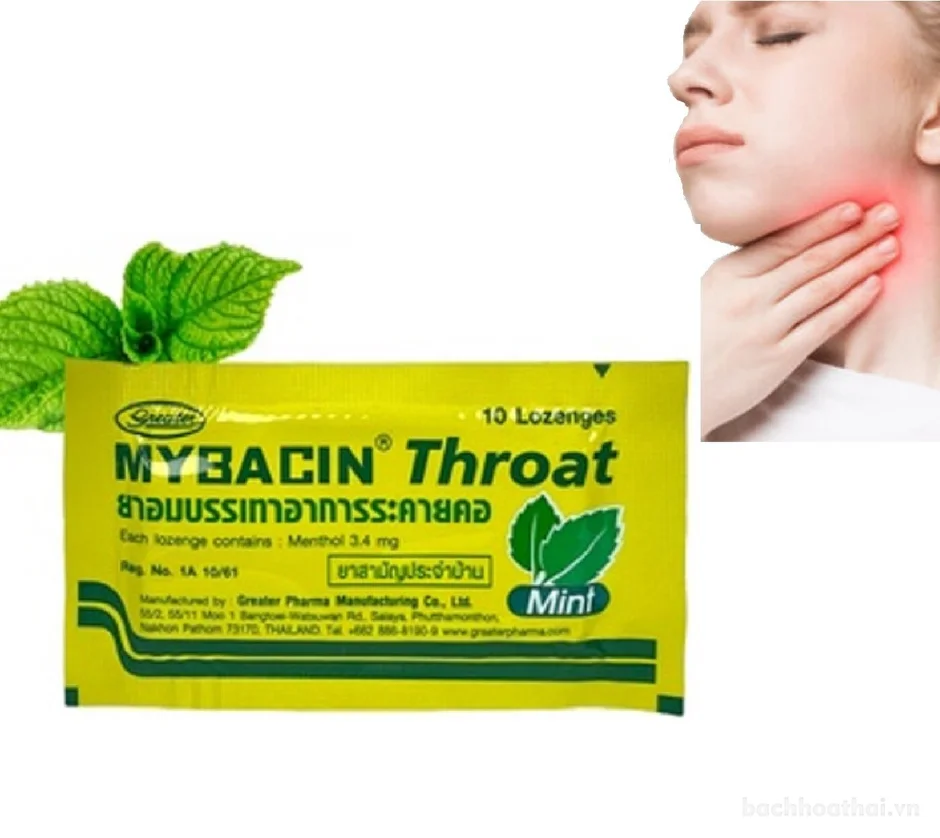 Kẹo ngậm hỗn hợp kẽm MYSEPTIC MYBACIN ZINC ảnh 12