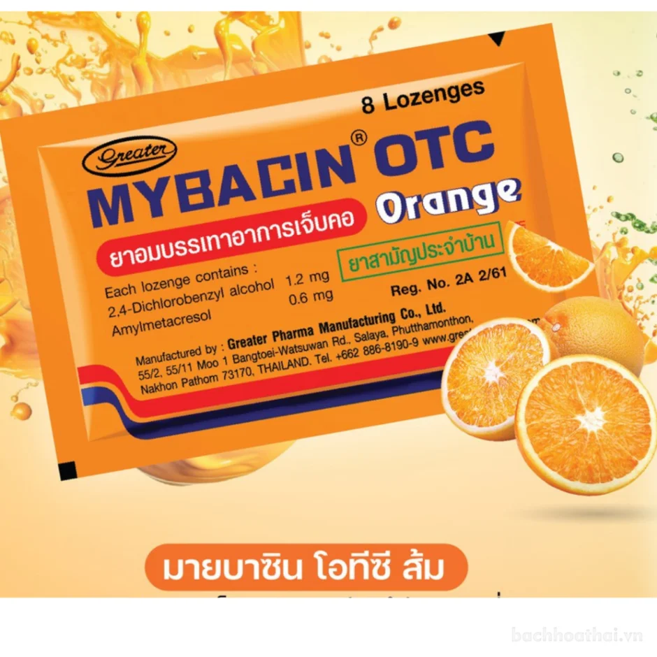 Kẹo ngậm hỗn hợp kẽm MYSEPTIC MYBACIN ZINC ảnh 14