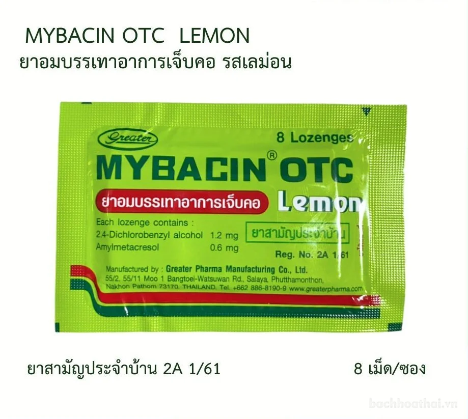 Kẹo ngậm hỗn hợp kẽm MYSEPTIC MYBACIN ZINC ảnh 15