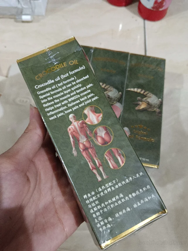 Dầu xoa bóp Ngựa Vàng Golden Horse Massage Oil  ảnh 5