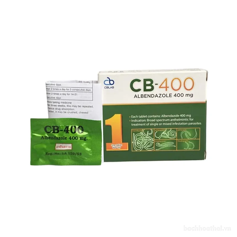 Tẩy giun sán ký sinh trùng Benda 500 Mebendazole  ảnh 9