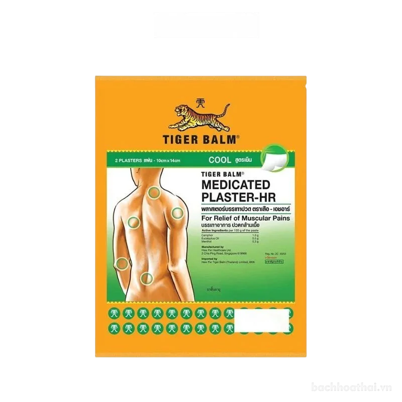 Kem Tiger balm Muscle Rub, miếng dán Plaster-RD giảm bong gân cơ ảnh 14