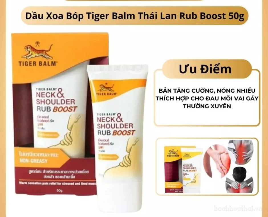 Kem Tiger balm Muscle Rub, miếng dán Plaster-RD giảm bong gân cơ ảnh 16