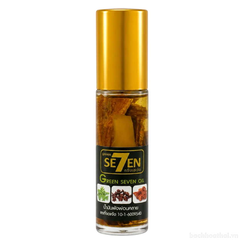 Dầu gió lăn Water Balm Green Seven Oil 8ml 
 ảnh 20