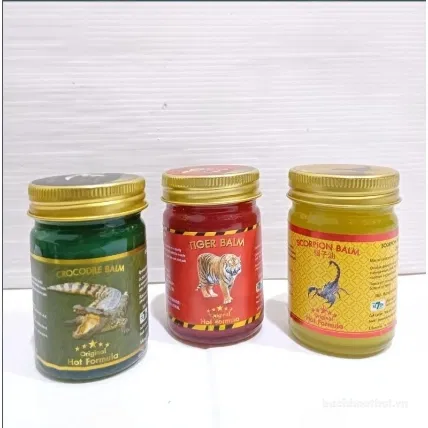 Dầu cù là nóng Seven Hot Formula Cá sấu, Hổ, Bò cạp 50gr ảnh 5