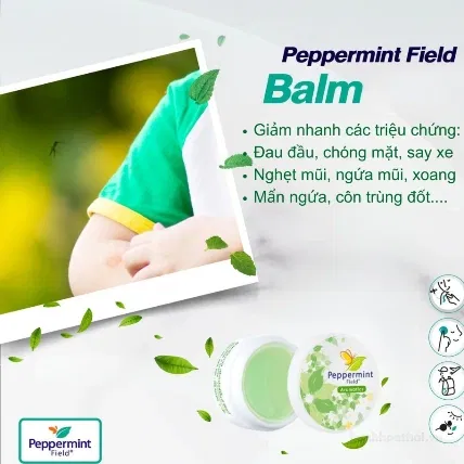 Dầu gió bạc hà Thái Lan dạng thỏi sáp Peppermint Field Balm Gel Stick 
 ảnh 10