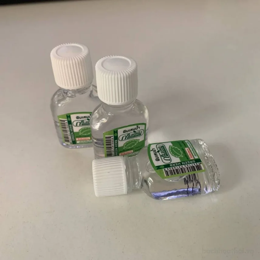 Dầu khuynh diệp Green Herb Borneol  ảnh 4