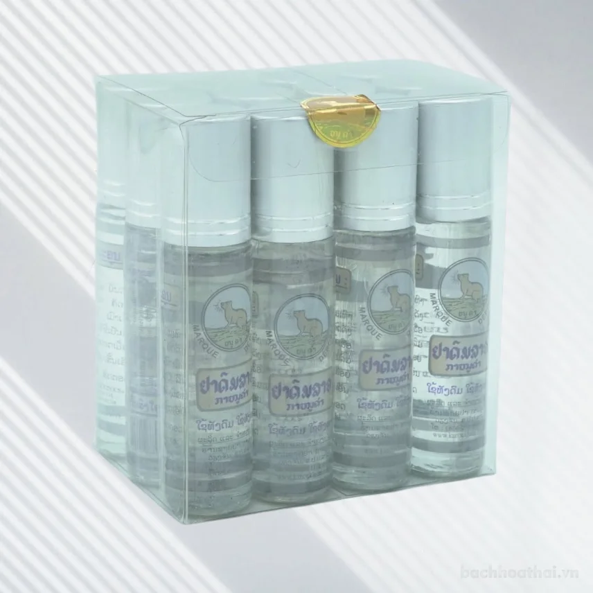 Dầu khuynh diệp con chồn KanouKham Lao Marque Deposee 5cc
 ảnh 7