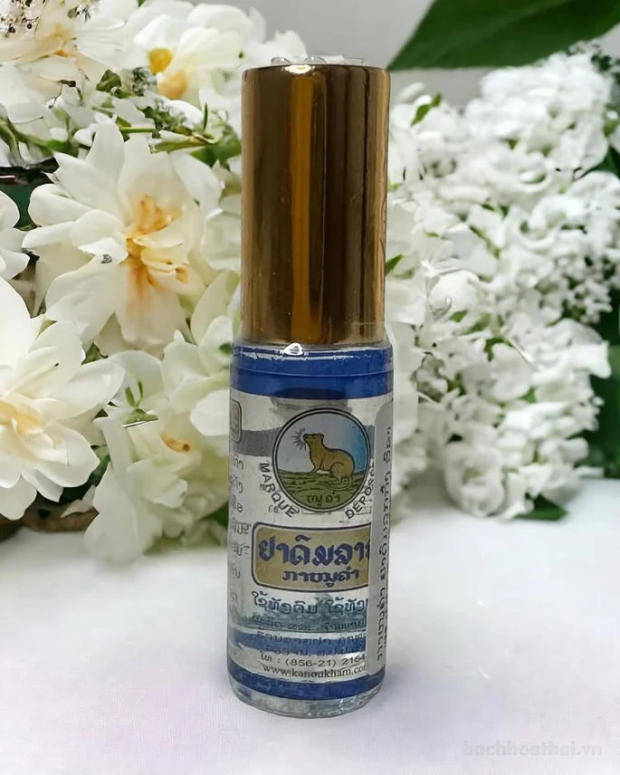 Dầu khuynh diệp con chồn KanouKham Lao Marque Deposee 5cc
 ảnh 2
