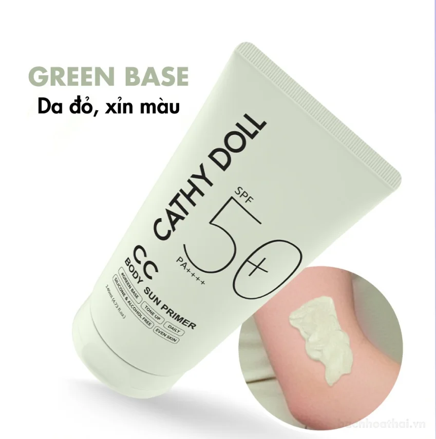 Kem chống nắng Cathy Doll CC Body Sun Primer SPF 50+ PA++++ ảnh 13