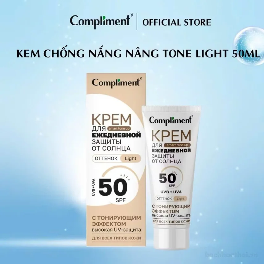Kem chống nắng Compliment Kpem 50Spf ngăn UVB + UVA - Nga ảnh 3