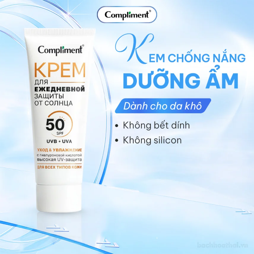 Kem chống nắng Compliment Kpem 50Spf ngăn UVB + UVA - Nga ảnh 9