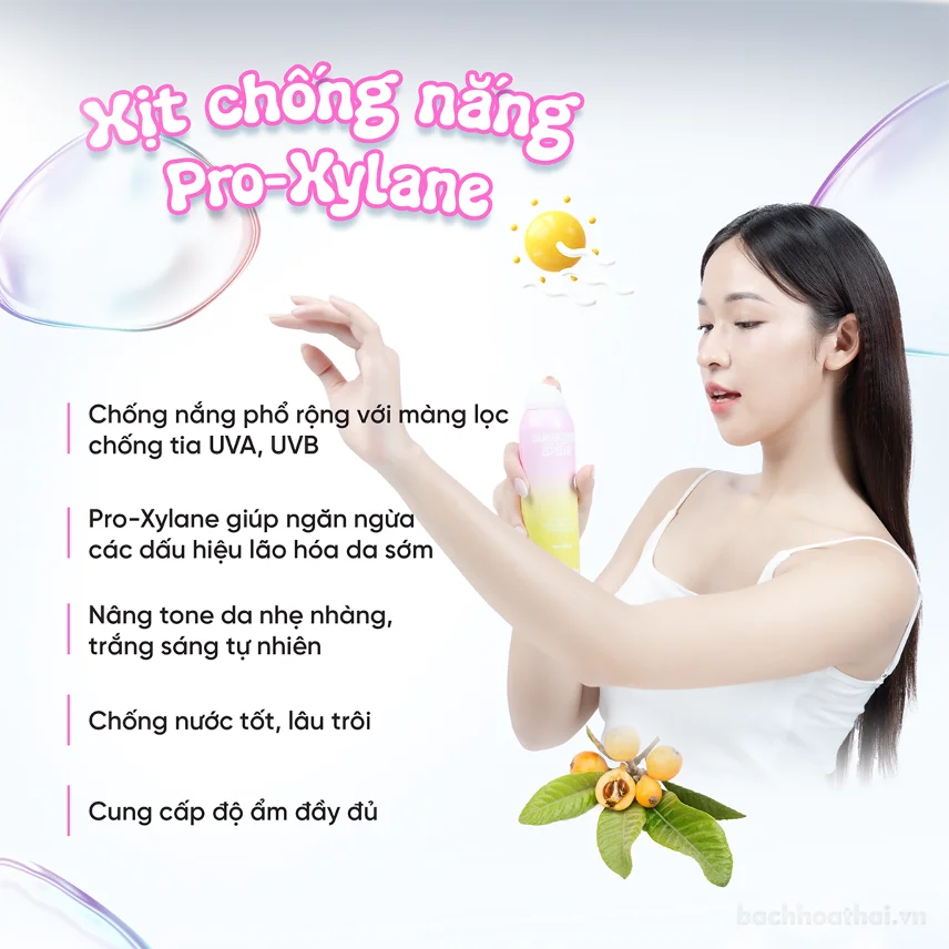 Xịt chống nắng Five Grains nâng tone Pro-Xylane 160ML ảnh 7