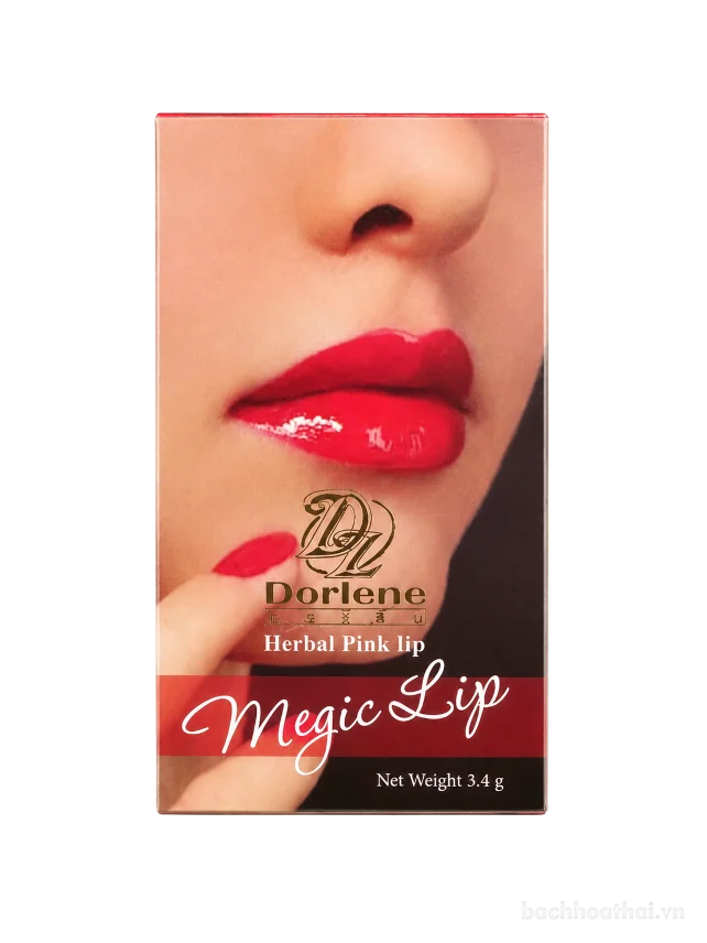 Son lì dưỡng trị thâm môi  Dorlene Herbal Pink Lip ảnh 6