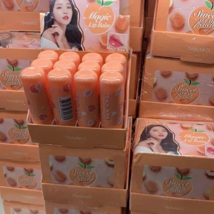 Son dưỡng môi Tanako Peach Soda Magic Lip Balm Thái Lan ảnh 5