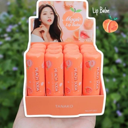 Son dưỡng môi Tanako Peach Soda Magic Lip Balm Thái Lan ảnh 7