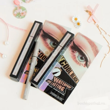 Kẻ mắt nước Cool Black Coloration Eyeliner SIVANNA COLORS Thái Lan ảnh 10