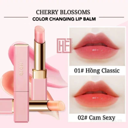 Son dưỡng môi có màu HOJO Cherry Blossoms ảnh 6