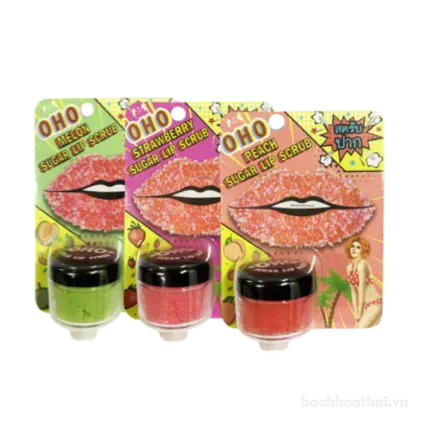 Tẩy tế bào chết môi Nitcher OHO Sugar Lip Scrub Thái Lan ảnh 1