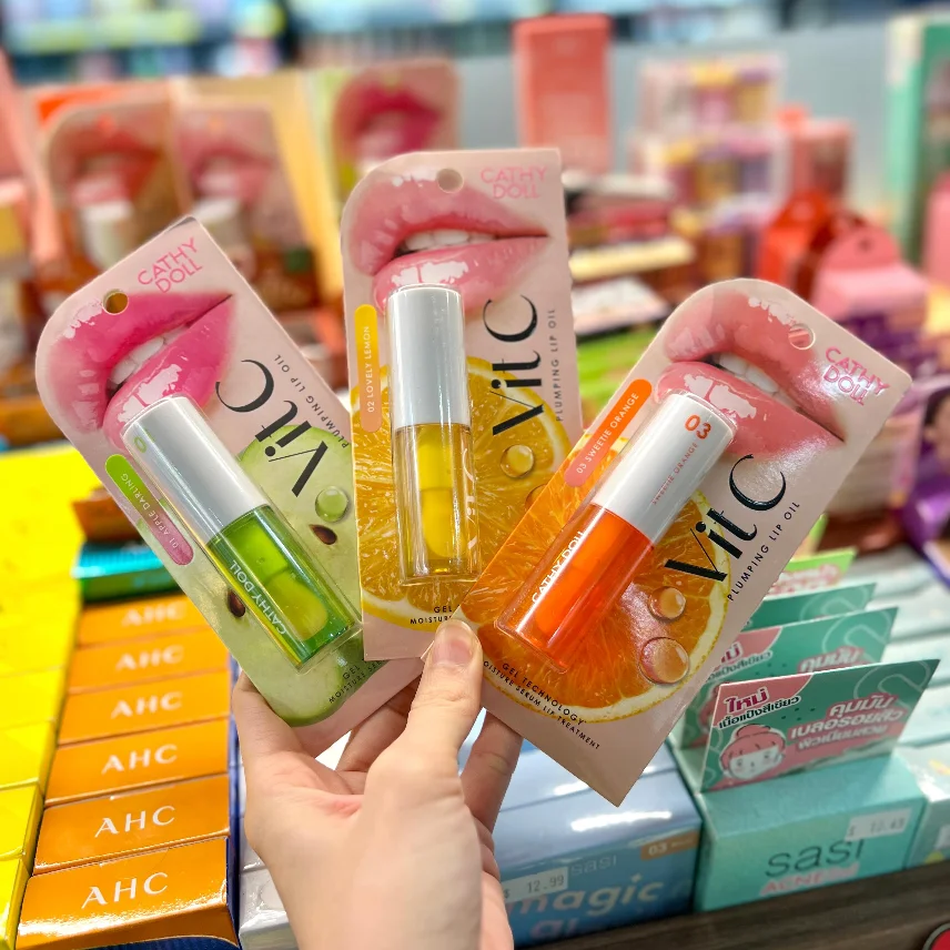 Son bóng Cathy Doll Vit C Plumping Lip Oil  ảnh 6
