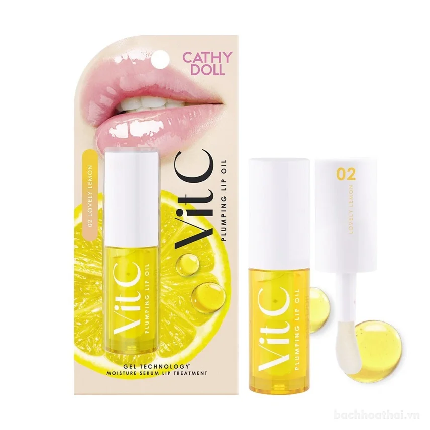 Son bóng Cathy Doll Vit C Plumping Lip Oil  ảnh 7