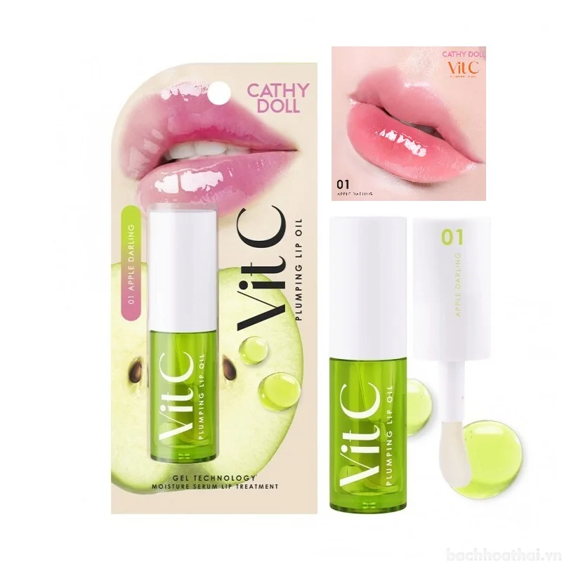 Son bóng Cathy Doll Vit C Plumping Lip Oil  ảnh 14