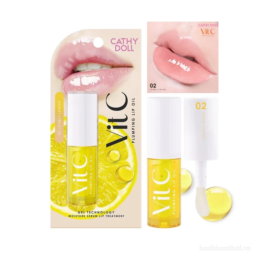 Son bóng Cathy Doll Vit C Plumping Lip Oil  ảnh 16