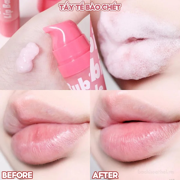 Bọt tẩy tế bào chết môi Unpa Bubi Bubi Bubble 10ml ảnh 15